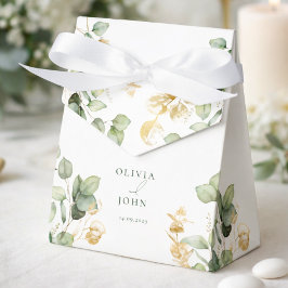 Elegante Eucalyptus Bruiloft Bedankdoosjes