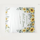 Elegante Eucalyptus Bruiloft Feest Fotobehang Wandkleed (Voorkant (horizontaal))