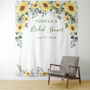Elegante Eucalyptus Bruiloft Feest Fotobehang Wandkleed