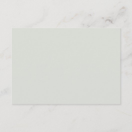 Elegante Eucalyptus bruiloft receptie Informatiekaartje (Achterkant)