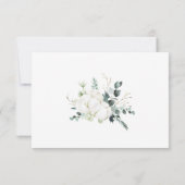 Elegante Eucalyptus bruiloft RSVP Kaartje (Achterkant)