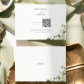 Elegante Eucalyptus bruiloft website behuizing Kaa Informatiekaartje