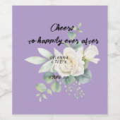 Elegante eucalyptus Eten en Drinken Label Set Wijn Etiket (Enkel label)