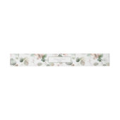 Elegante Eucalyptus Foliage Invitation Belly Band Uitnodigingen Wikkel (Vlak)