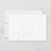 Elegante Eucalyptus Greenery Gold Sparkle Bedankkaart (Achterkant)