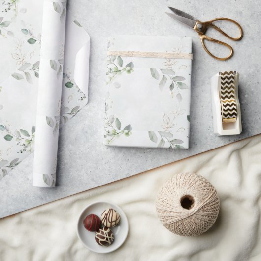 Elegante Eucalyptus Groen  Cadeaupapier (Crafts)