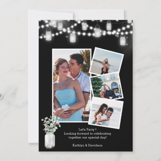 Elegante Eucalyptus groen Ik doe verlovingsfeest Kaart (Achterkant)