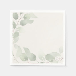 Elegante Eucalyptus Groen Servet