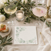 Elegante Eucalyptus Groen Servet