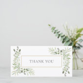 Elegante Eucalyptus Groene Bedankt (Staand voorkant)