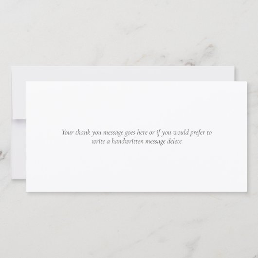 Elegante Eucalyptus Groene Bedankt (Achterkant)