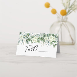 Elegante Eucalyptus Groene Botanische Trouw Plaatskaartje