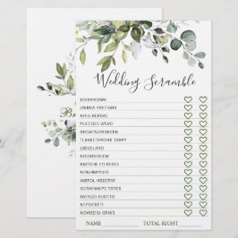 Elegante Eucalyptus Groene Bruiloftsspelletjes