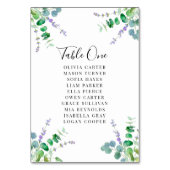 Elegante Eucalyptus Groene Huwelijk Kaart (Achterkant)
