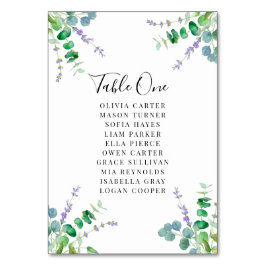 Elegante Eucalyptus Groene Huwelijk Kaart