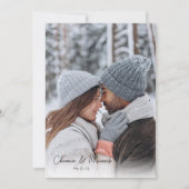 Elegante Eucalyptus Groene Klassiekers lettertype  Kaart (Voorkant)