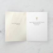 Elegante Eucalyptus Groene Orthodoxe Moederdag Kaart (Binnen)