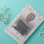 Elegante eucalyptus in liefdevolle herinnering beg bedankkaart