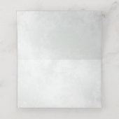 Elegante Eucalyptus & Lavendel Rustieke Boho bruil Plaatskaartje (Binnenkant ongevouwen)