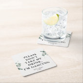 Elegante eucalyptus neem alsjeblieft mijn Drink ni Kartonnen Onderzetters (Insitu)