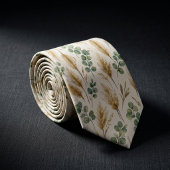Elegante Eucalyptus & Pampagras Neutraal Boho Stropdas