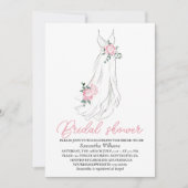 Elegante Eucalyptus Pioenen Floral Vrijgezellenfee Kaart (Voorkant)