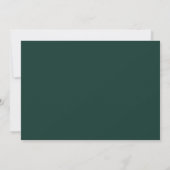 Elegante Eucalyptus QR Code Trouwkaart Save The Da Date (Achterkant)
