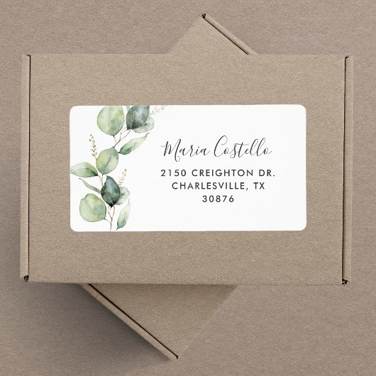 Elegante Eucalyptus Quinceanera-adres Etiket