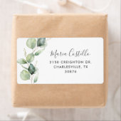 Elegante Eucalyptus Quinceanera-adres Etiket (Insitu)