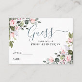 Elegante Eucalyptus Raad Hoeveel Spelkaart Visitekaartje (Voorkant)