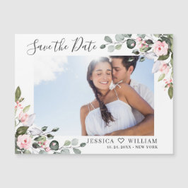 Elegante Eucalyptus Save the Date Magnetische Kaar