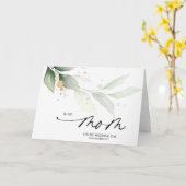 Elegante eucalyptus voor mijn moeder op mijn trouw kaart (Gele Bloem)