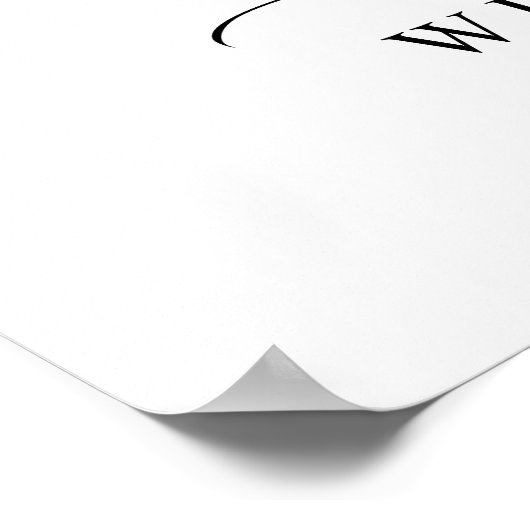 Elegante Eucalyptus Watercolor Huwelijks Welkomst Poster (Hoek)