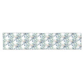 Elegante Eucalyptusbladeren Groene Tafel Runner Korte Tafelloper (Horizontaal)