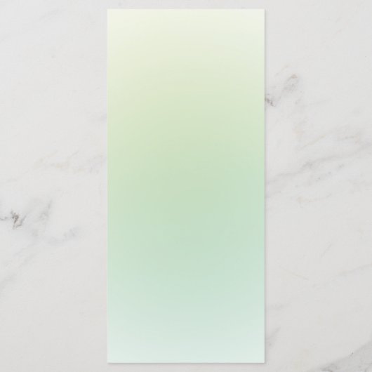 Elegante Eucalyptusbladeren Moderne Trouwmenu  Menu (Achterkant)