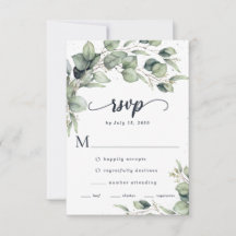 Elegante Eucalyptusbladeren Trouwfeest