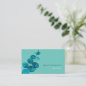 Elegante Eucalyptusbladeren Visitekaartje (Staand voorkant)