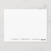 Elegante Eucalyptusbladeren Zakelijk Briefkaart (Achterkant)