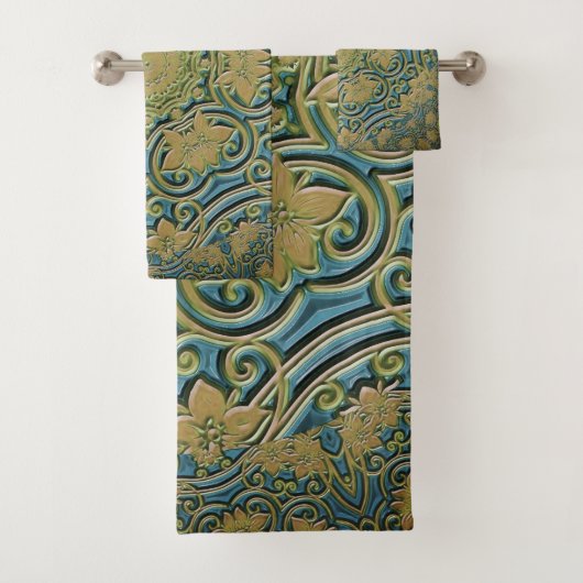 Elegante Europese Design Handdoekenset Bad Handdoek (Insitu)
