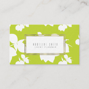 Elegante evenementenplanner bloemist Floral Citroe Visitekaartje