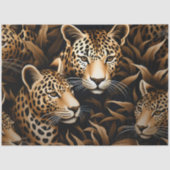 Elegante Exotische Cheetah Wildlife Print Decoupag Tissuepapier (Voorkant)