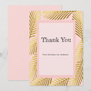 Elegante exotische gouden palmbladeren