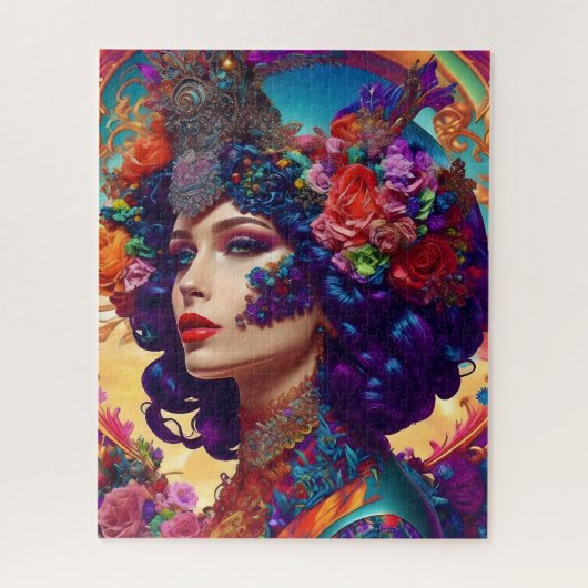 Elegante Exotische Vrouwen Puzzel - 520 stuks (Verticaal)