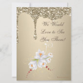 Elegante Extravaganza bruiloft uitnodiging Kaart (Achterkant)