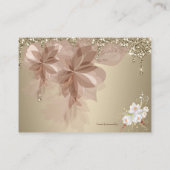 Elegante Extravaganza Trouwnaam Enclosure Kaart (Achterkant)