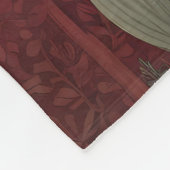 Elegante ezel en Lily van de vallei bloemen Fleece Deken (Hoek)