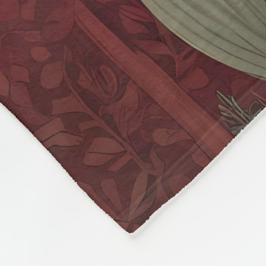 Elegante ezel en Lily van de vallei bloemen Fleece Deken (Hoek)