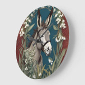 Elegante ezel en Lily van de vallei bloemen Grote Klok (Hoek)