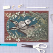 Elegante ezel en Lily van de vallei bloemen Tissuepapier (Craft)