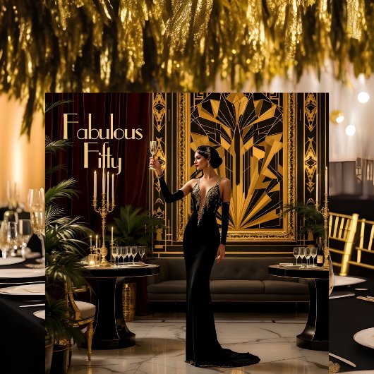 Elegante Fabulous 50e jaren 1920 Art deco Lady Kaart